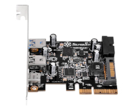 SilverStone 1x USB3.1 Typ-C + 2x USB3.0 + 2x wewnętrzne USB3.0 - PCIe - 1187010 - zdjęcie 3